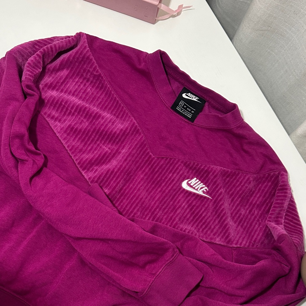 Nike Fuchsia Crewneck Sweatshirt